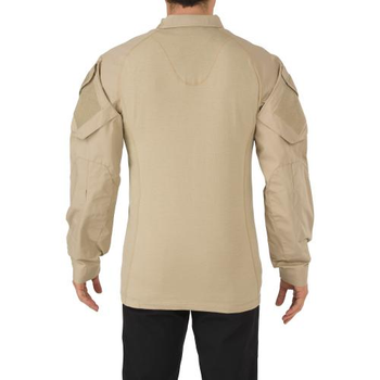 Сорочка под бронежилет 5.11 Tactical Rapid Assault Shirt 5.11 Tactical TDU Khaki, XS (Хаки) Тактическая