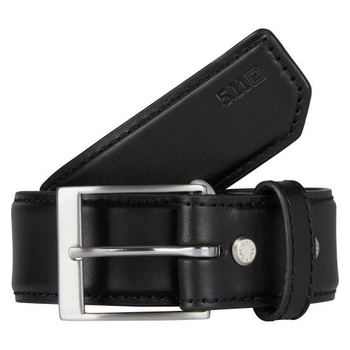 Пояс шкіряний 5.11 Tactical Leather Casual Belt 5.11 Tactical Black 3XL (Чорний)