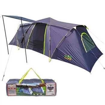 Палатка 6-ти местная двухкомнатная Green Camp 920, автомат для туризма с тамбуром