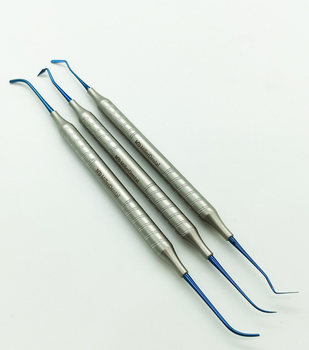 Стоматологічні моделювальні гладилки для композитних реставрацій набір 3шт