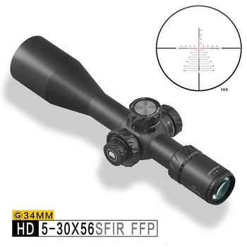 Оптичний приціл Discovery Optics HD/34 5-30X56 SFIR FFP
