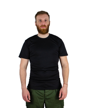 Тактическая футболка кулмакс черная Military Manufactory 1404 M (48)