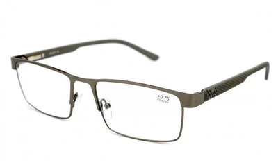 Чоловічі металеві окуляри для зору , окуляри для далечі , окуляри з діоптріями -2.0