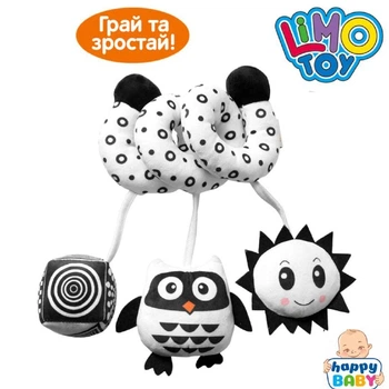 Розвиваюча іграшка спіраль LimoToy RAT4 Сова