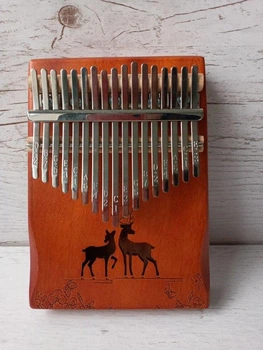 Калимба Музыкальный инструмент 17 key Kalimba Brown 2 Deer