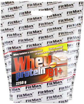 Białko FitMax Whey Protein 81+ 2250 g Wanilia (5908264416221)