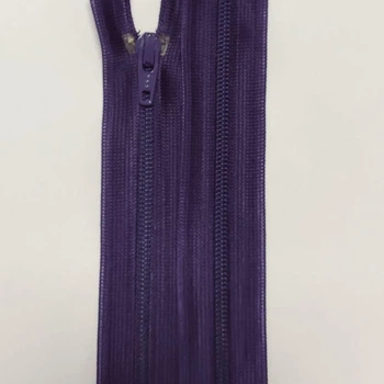 Спіральна нераз'емна блискавка 3 YKK, чорно-фіолетовий, 200