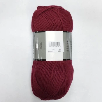 Пряжа LanaLux Himalaya Турция 50% шерсть 50% акрил 100 г-210 м цвет Бордовый Спицы 4,5-5,5 мм