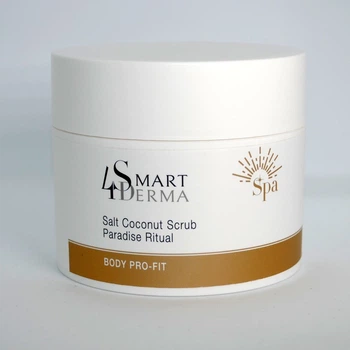 Скраб сольовий для тіла "Райська насолода"Smart4Derma Salt Coconut Scrab Paradise Ritual 400 г