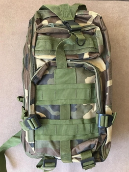 Тактический штурмовой рюкзак 28 л Woodland