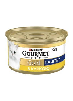 Упаковка влажного корма Purina Gourmet Gold для кошек с курицей (паштет) 85 г x 24 шт