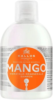 Увлажняющий шампунь для волос с маслом манго Kallos Cosmetics Mango Moisture Repair Shampoo 1000ml (768002-699303-2)