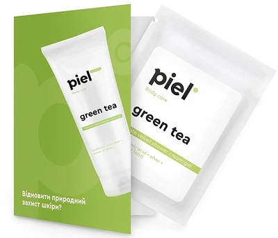 Крем-гель для душа с ароматом зеленого чая - Piel Cosmetics Shower Cream-Gel Green Tea (пробник) 10ml (10ml) (947872-1206097-2)