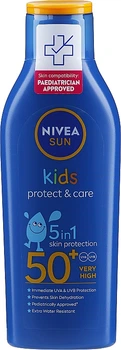 Солнцезащитный лосьон для тела - Nivea Sun Kids Protect & Care SPF 50 200ml (1072127-4773384)