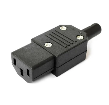 Гнездо кабельное приборное 220B 3 контакта IEC 60320 C13 ном. напряжение 250В ном. ток 10А IEC 60320 C13 ACP-302MC I-Taki (Южная Корея)