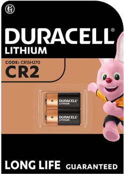 Литиевые батарейки Duracell Ultra High Power CR15H270 3 В CR2 2 шт (5000394030480)