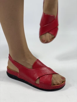 Женские босоножки Evromoda 39 Красный 3050