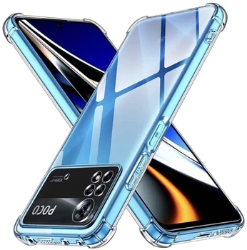 Чехол WXD на Poco M4 Pro 4G прозрачный