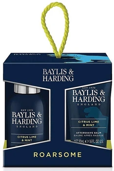 Набор - Baylis & Harding Men's Citrus Lime & Mint 4 Piece Box(hair/body/wash/100ml + sh/gel/50ml + face/wash/100ml + a/sh/balm/50ml) (797723-66988)