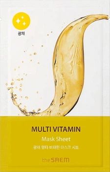 Тканинна маска для обличчя - The Saem Bio Solution Radiance Multi Vitamin Mask Sheet (874172-27466)