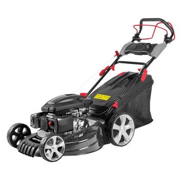 Газонокосилка Graphite бензиновая 3.2кВт (4.35л.с.), 52.5см, 60л, мульчирование, 25-65мм, 36.5кг (52G673)