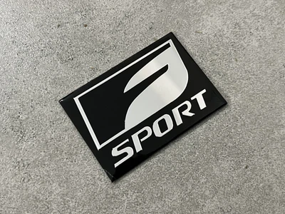 Наклейка на кузов F SPORT для Lexus LS 2006-2012 (1921)