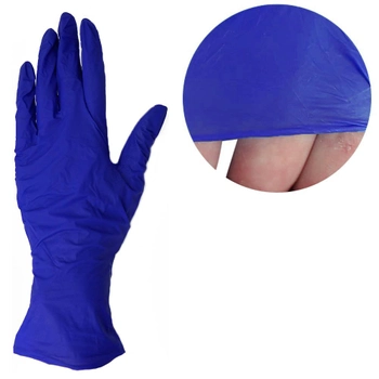Перчатки нитриловые без талька Medicom SafeTouch Advanced фиолетовые XS 100 шт (8718007911787) (0130847)