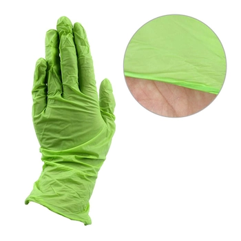 Перчатки UNEX нитриловые зеленые XS 100 шт (4044941008462) (0133865)