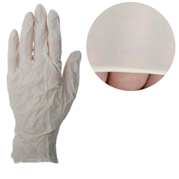 Перчатки латексные без талька Safe-Touch прозрачные размер М 100 шт (1123-C) (0104303)