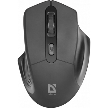 Мышка Defender Datum MB-345 беспроводная 4кн 1600 dpi черная