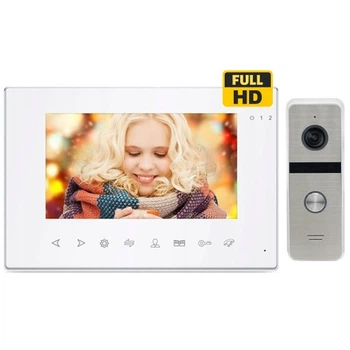 Комплект домофона CoVi Security Onyx FHD White + Iron FHD Silver