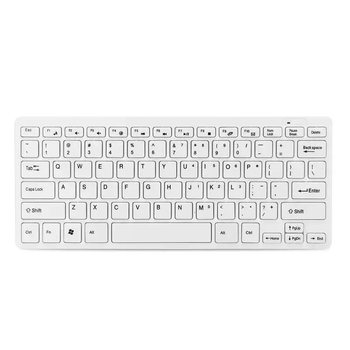 Клавиатура Кeyboard К03 White с мышкой беспроводная