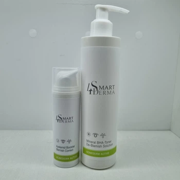 Smart 4 Derma Acnederm Active набор для жирной и проблемной кожи (трансдермальний санблок spf30 + тоник)