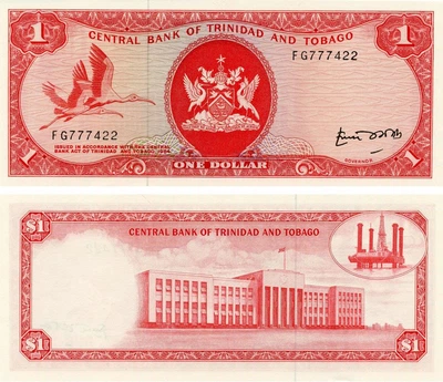 Банкнота Тринідад та Тобаго 1 долар 1977 UNC (P30b)