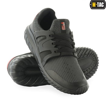 Мужские тактические кроссовки летние M-Tac размер 45 (28,5 см) Черный (Trainer Pro Vent Black/Grey)