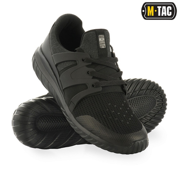 Чоловічі літні тактичні кросівки M-Tac розмір 41 (26,5 см) Чорний (Trainer Pro Vent Black)