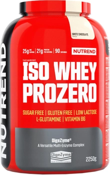 Протеїн Nutrend Iso Whey Prozero 2250 г Білий шоколад (8594014869187)