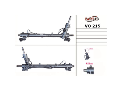 Рулевая рейка с ГУР Volvo V50 04-07, Volvo S40 04-12, Volvo C30 06-13 MSG VO215