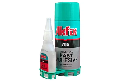 Клей двокомпонентний Akfix 400 мл + 100 г (705) (GA065)
