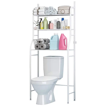 Полиця стелаж у ванну кімнату над унітазом UKC Toilet Rack