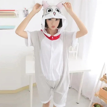 Літня Піжама Кігурумі My Kigu Кіт Чі L 165-175 см Бавовна (4002)