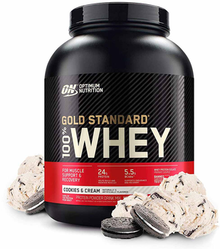 Białko Optimum Nutrition Whey Gold Standard 2270 g Jar Cookie Cream (5060245604215)