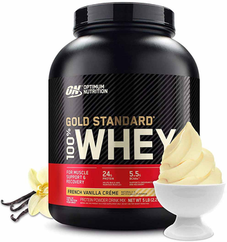 Optimum Nutrition Whey Gold Standard Protein 2270g Francuska Wanilia (5060469988610)