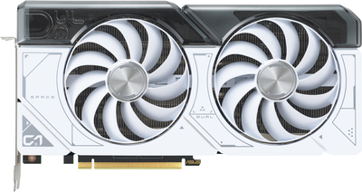 Відеокарта ASUS PCI-Ex GeForce RTX 4070 Dual White Edition 12GB GDDR6X (192bit) (2505/21000) (1 x HDMI, 3 x DisplayPort) (DUAL-RTX4070-12G-WHITE)