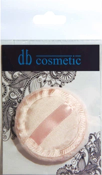 Подушечка для пудры db Cosmetic №979 тканевая Круг с лентой Розовая (8026816899791)
