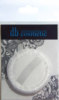 Подушечка для пудры db Cosmetic №980 тканевая Круг Белая (8026816899807)