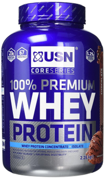USN 100% Premium Whey Protein 2280 g Czekolada (6009694864343)