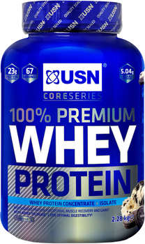 USN 100% Premium Whey Protein 2280g Ciasteczka (6009706096465)