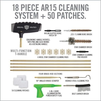 Набор для чистки AR15 Real Avid GUN BOSS ® PRO AR15 CLEANING KIT AVGBPRO