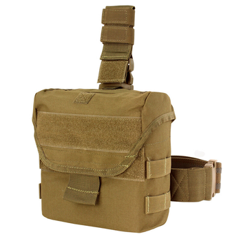 Стегновий підсумок для скидання магазинів Condor Drop leg Dump Pouch MA38 Coyote Brown